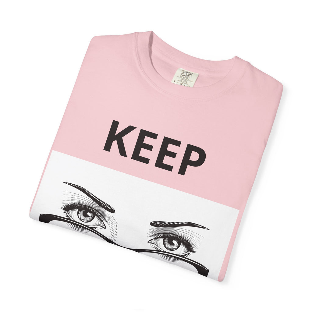 Keep Walking T-Shirt — Bold Eye & Glasses Graphic Tee