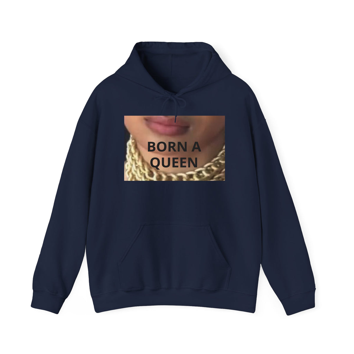 Born a Queen Hoodie – Empowering Women's Statement Pullover