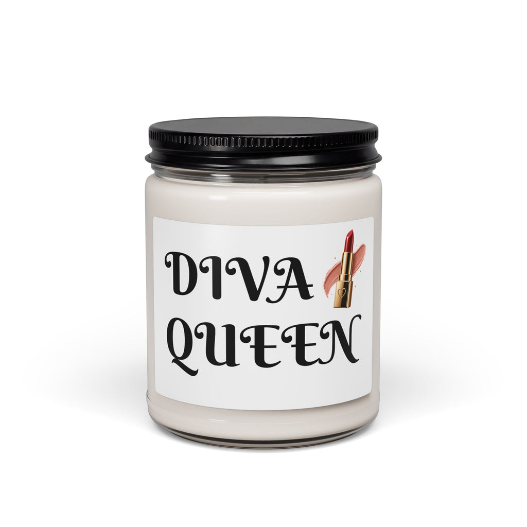 Diva Queen Scented Soy Candle — 9oz Lipstick Luxe Fragrance