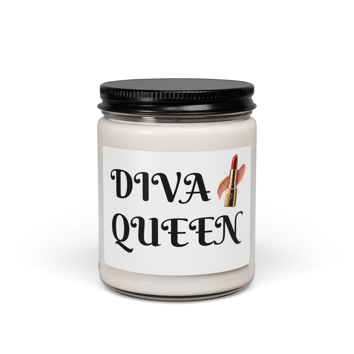 Diva Queen Scented Soy Candle — 9oz Lipstick Luxe Fragrance