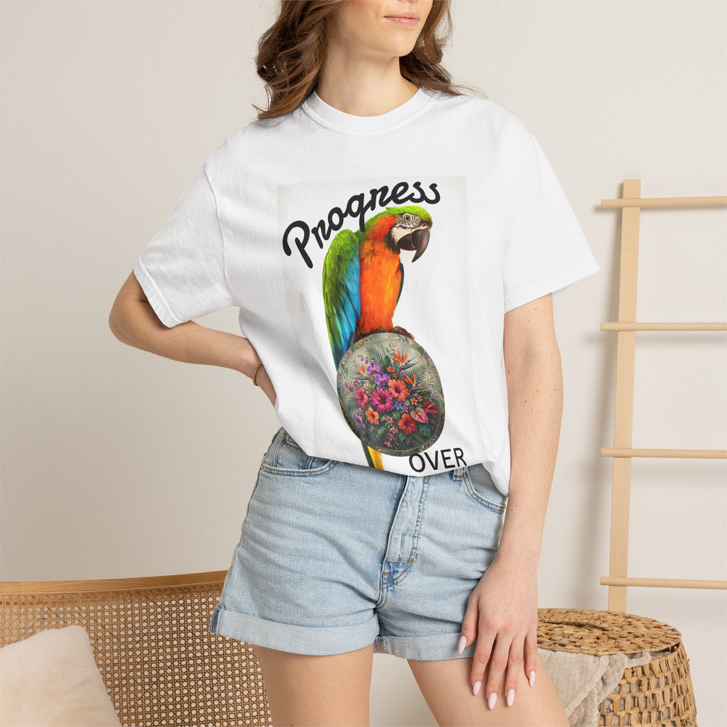 Progress Over Perfection Parrot T-Shirt