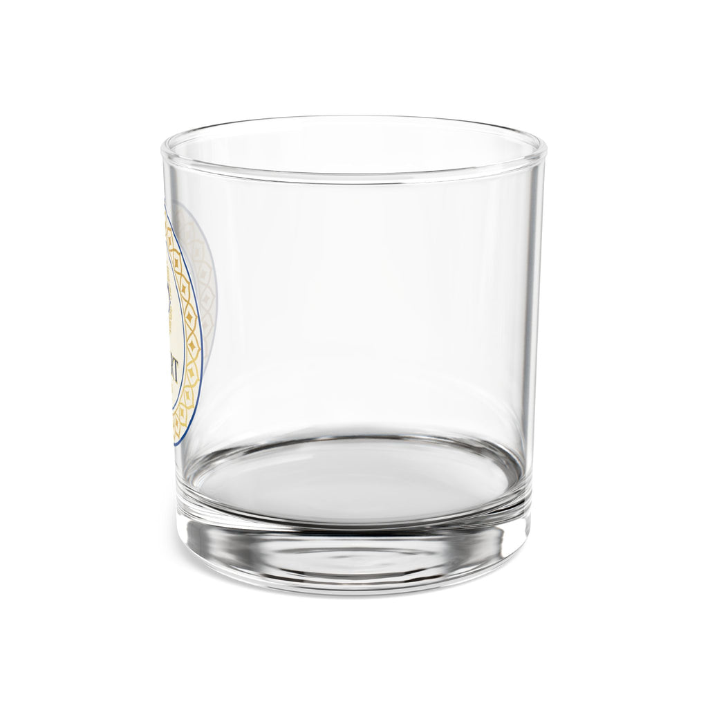 10oz Logo Rocks Glass — Luc Art Studios Branded Whiskey Tumbler