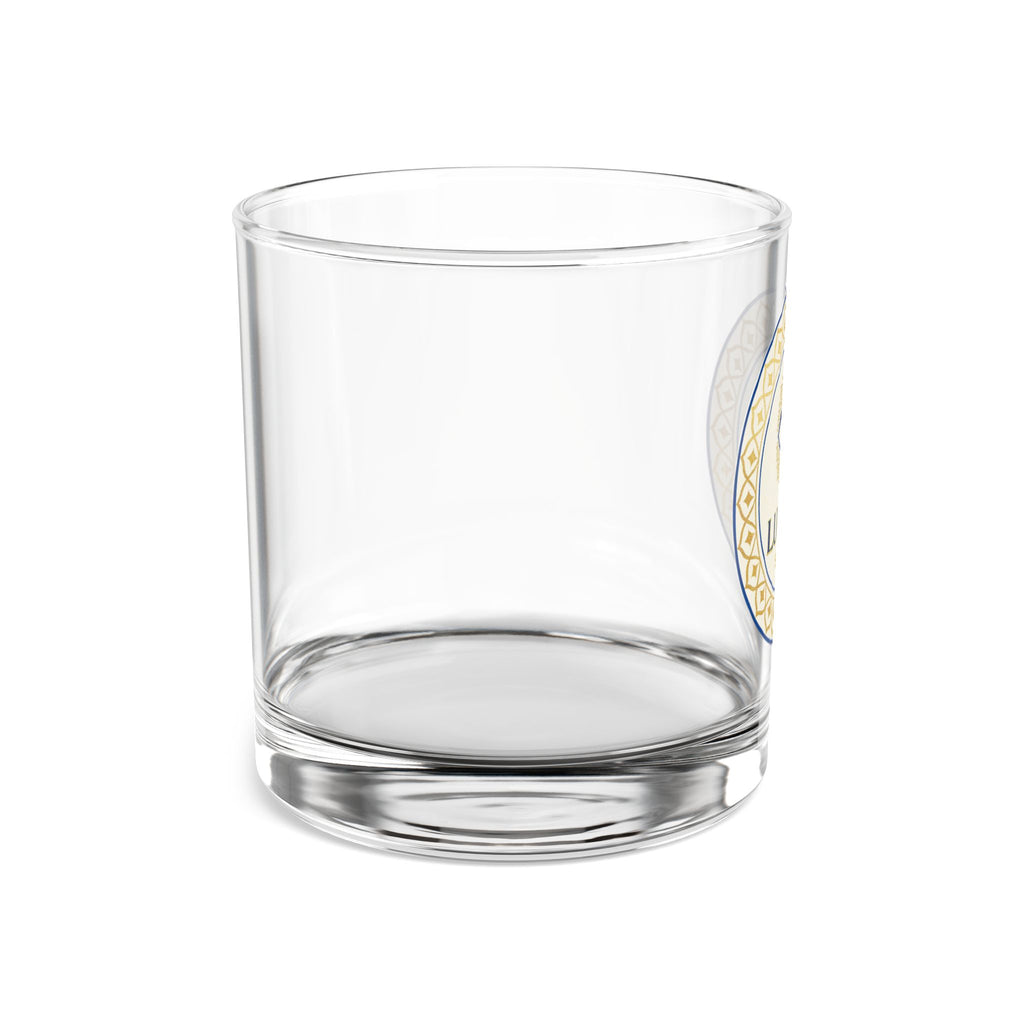 10oz Logo Rocks Glass — Luc Art Studios Branded Whiskey Tumbler