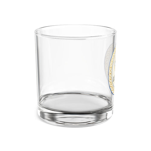 10oz Logo Rocks Glass — Luc Art Studios Branded Whiskey Tumbler