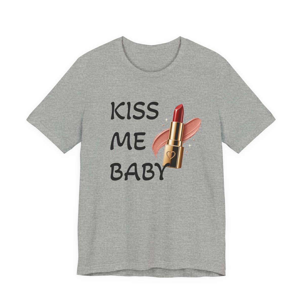 Kiss Me Baby Lipstick Graphic Tee