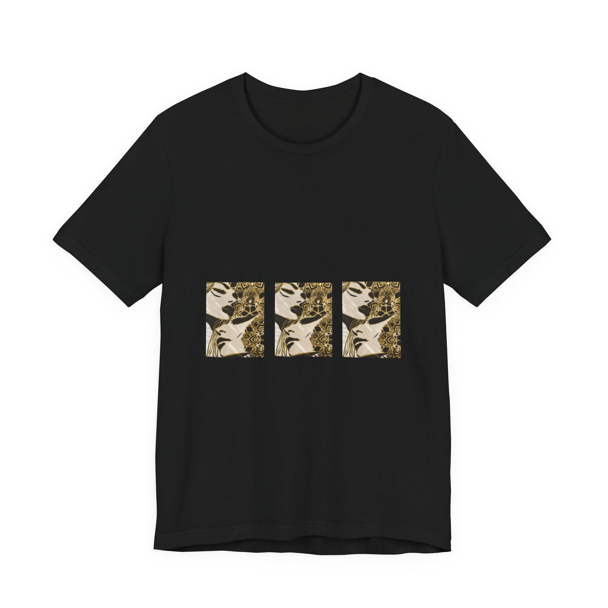Vintage Botanical Triptych Tee — Retro Floral Graphic T-Shirt
