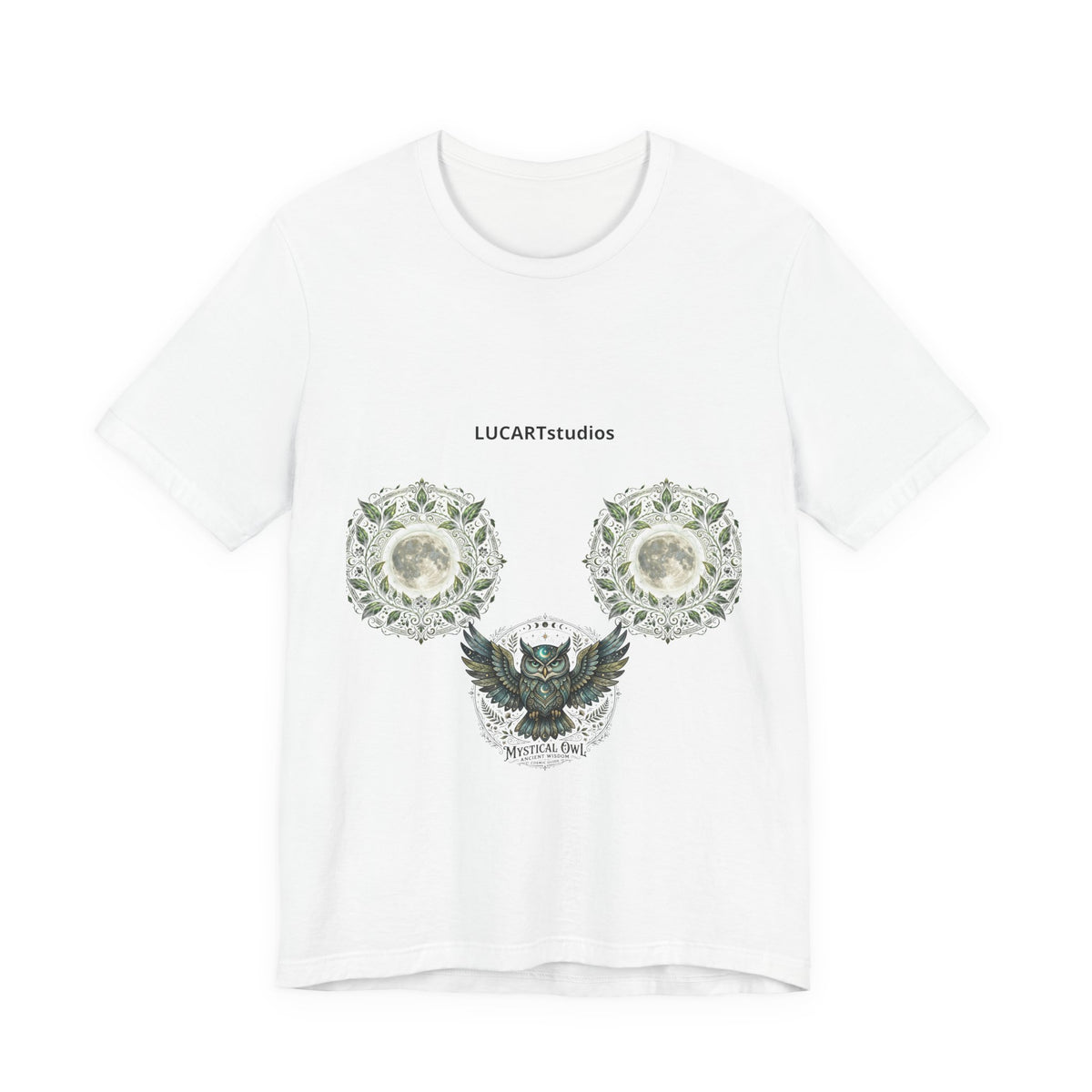 Eagle Crest Tee — LUCAARTstudios Floral Moon Graphic T-Shirt