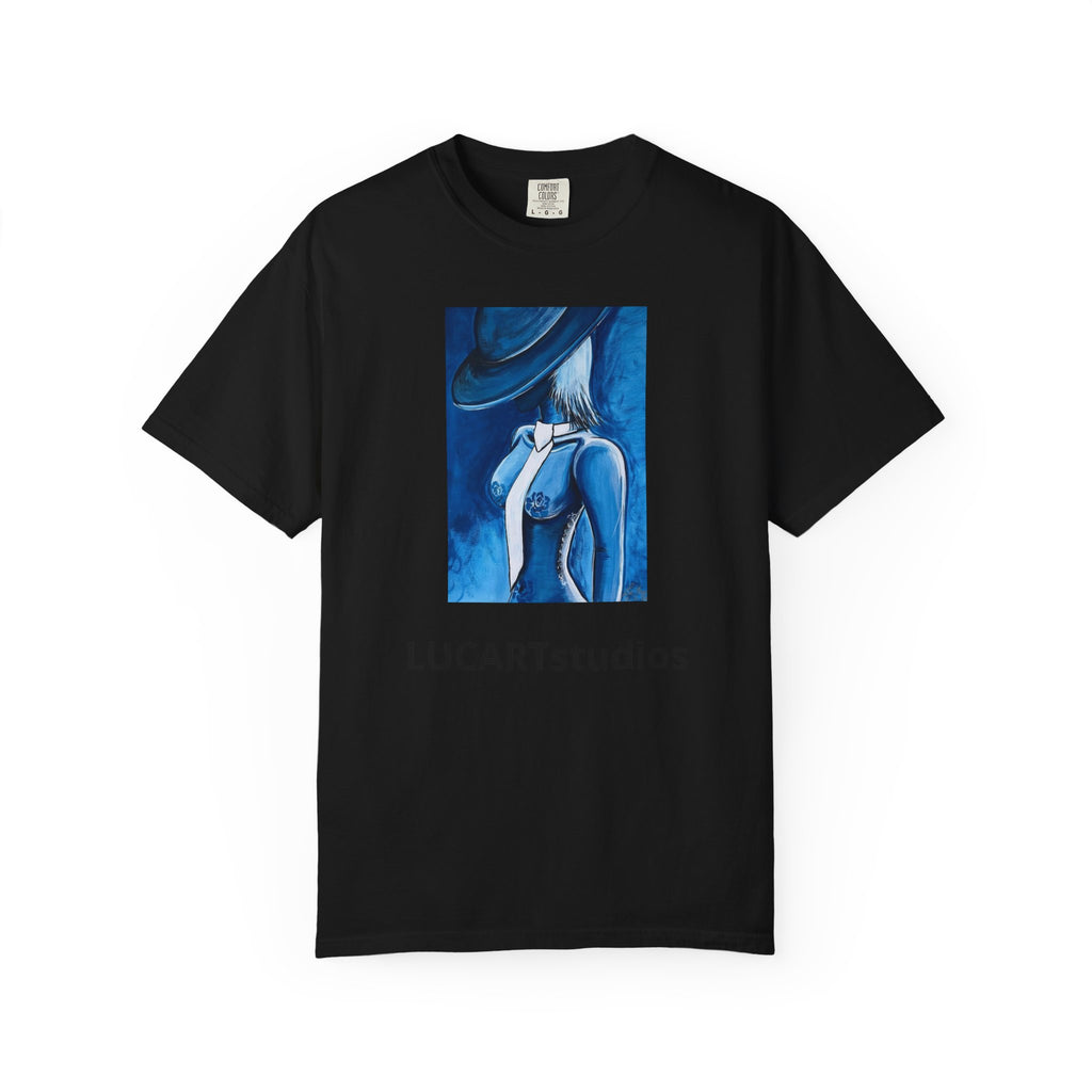 Artistic Blue Muse T-Shirt — LUCARTstudios Graphic Tee