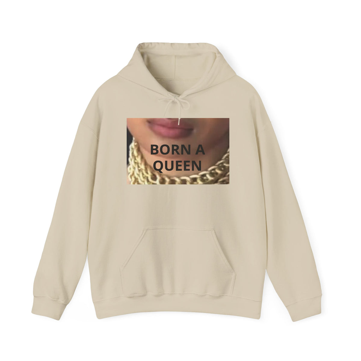 Born a Queen Hoodie – Empowering Women's Statement Pullover