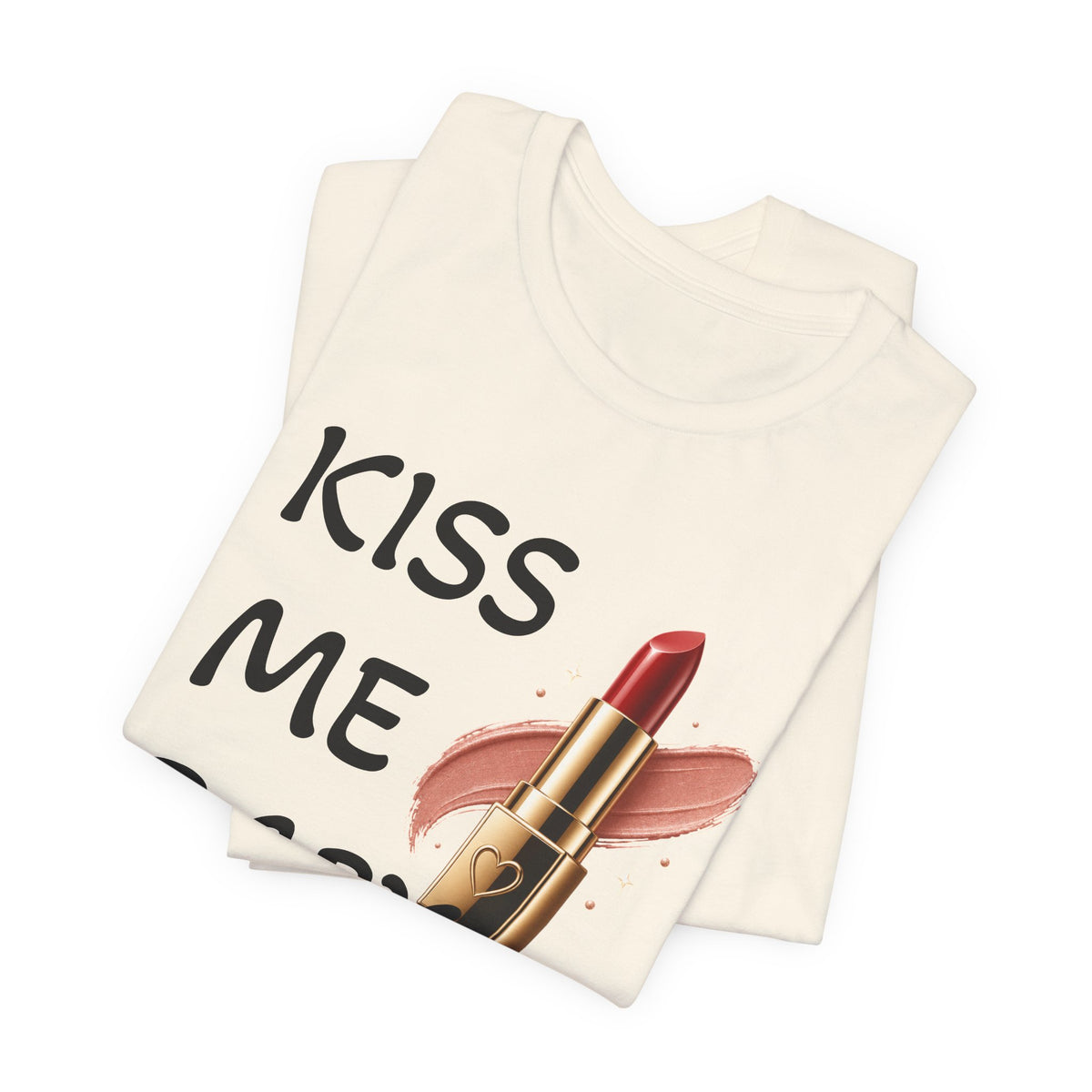 Kiss Me Baby Lipstick Graphic Tee