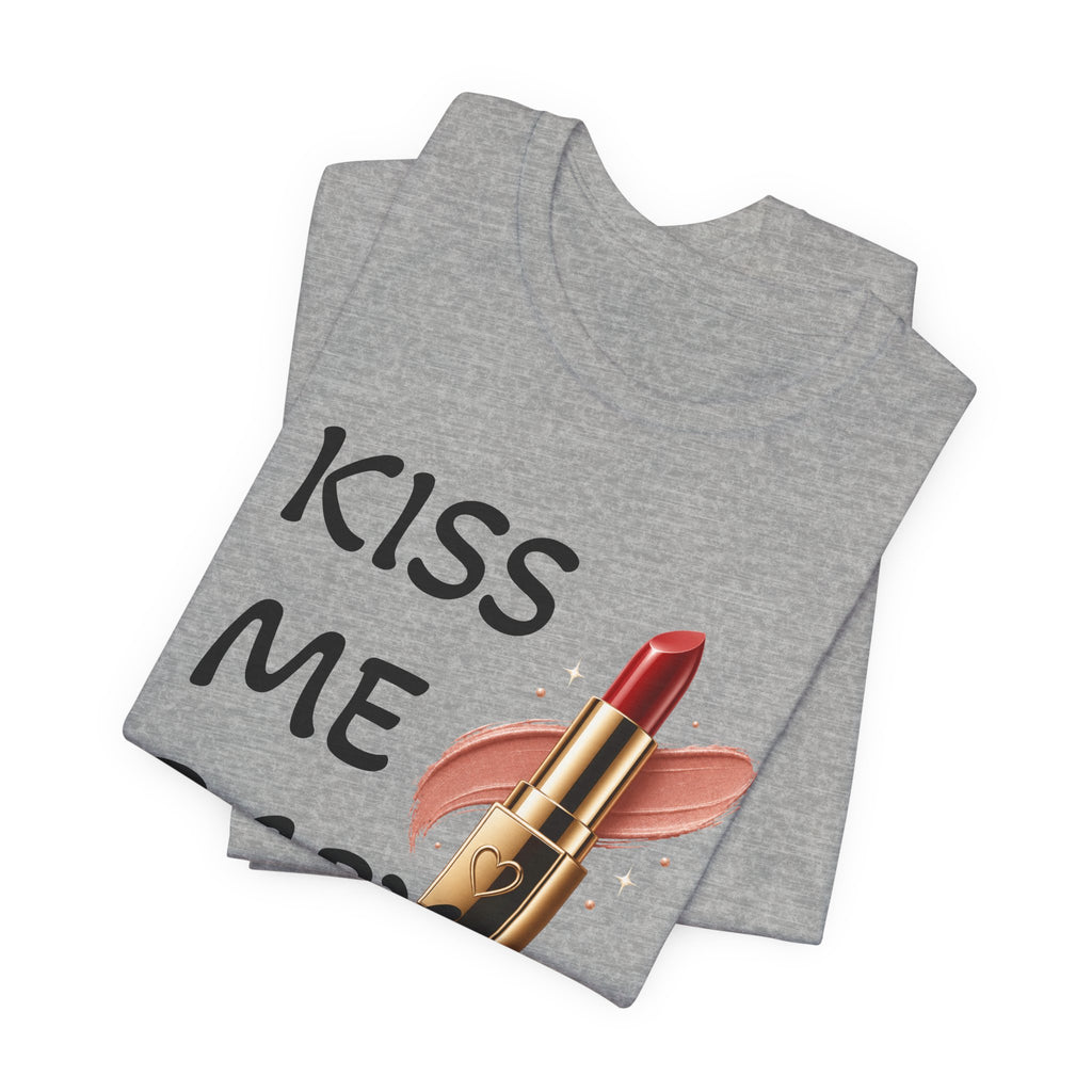 Kiss Me Baby Lipstick Graphic Tee