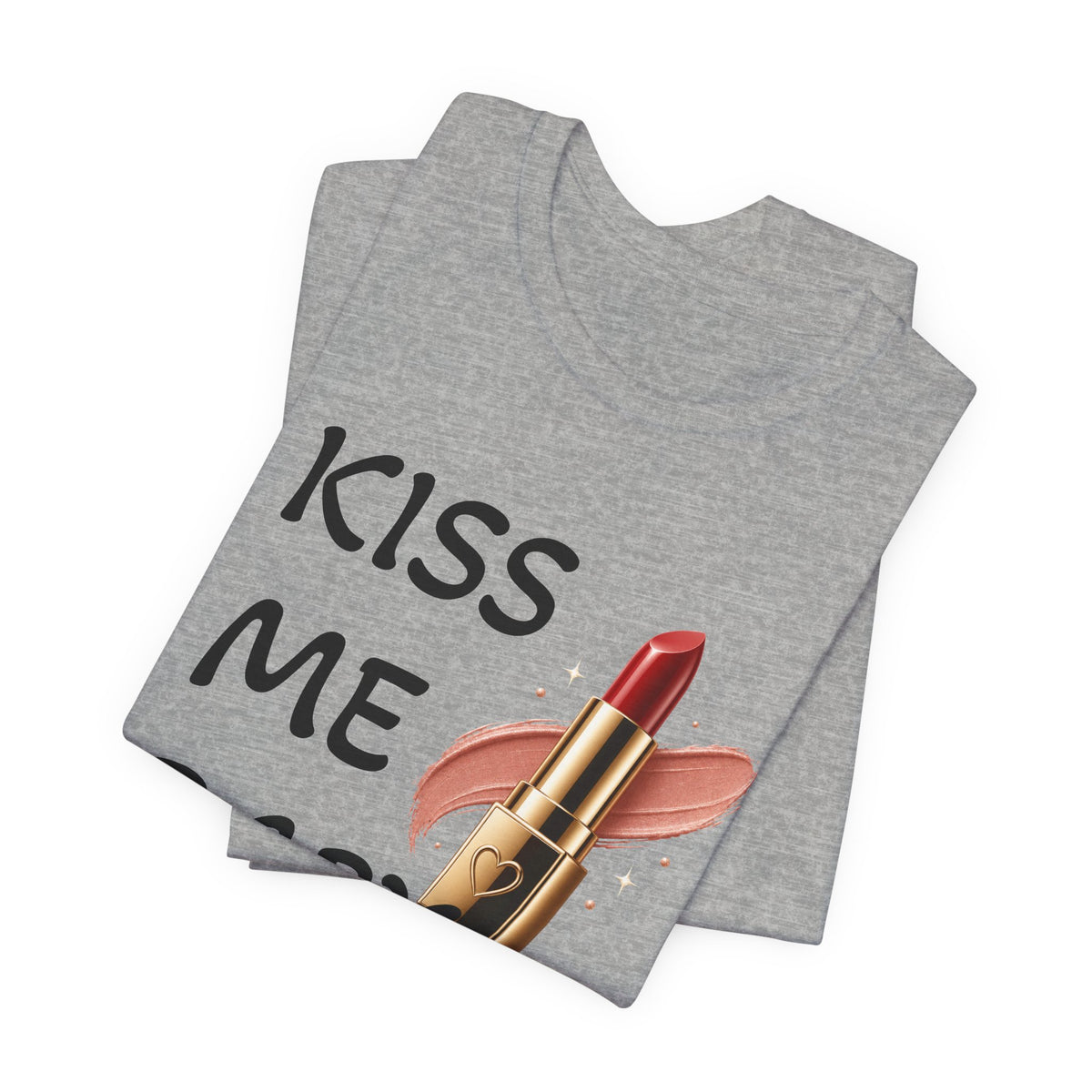 Kiss Me Baby Lipstick Graphic Tee