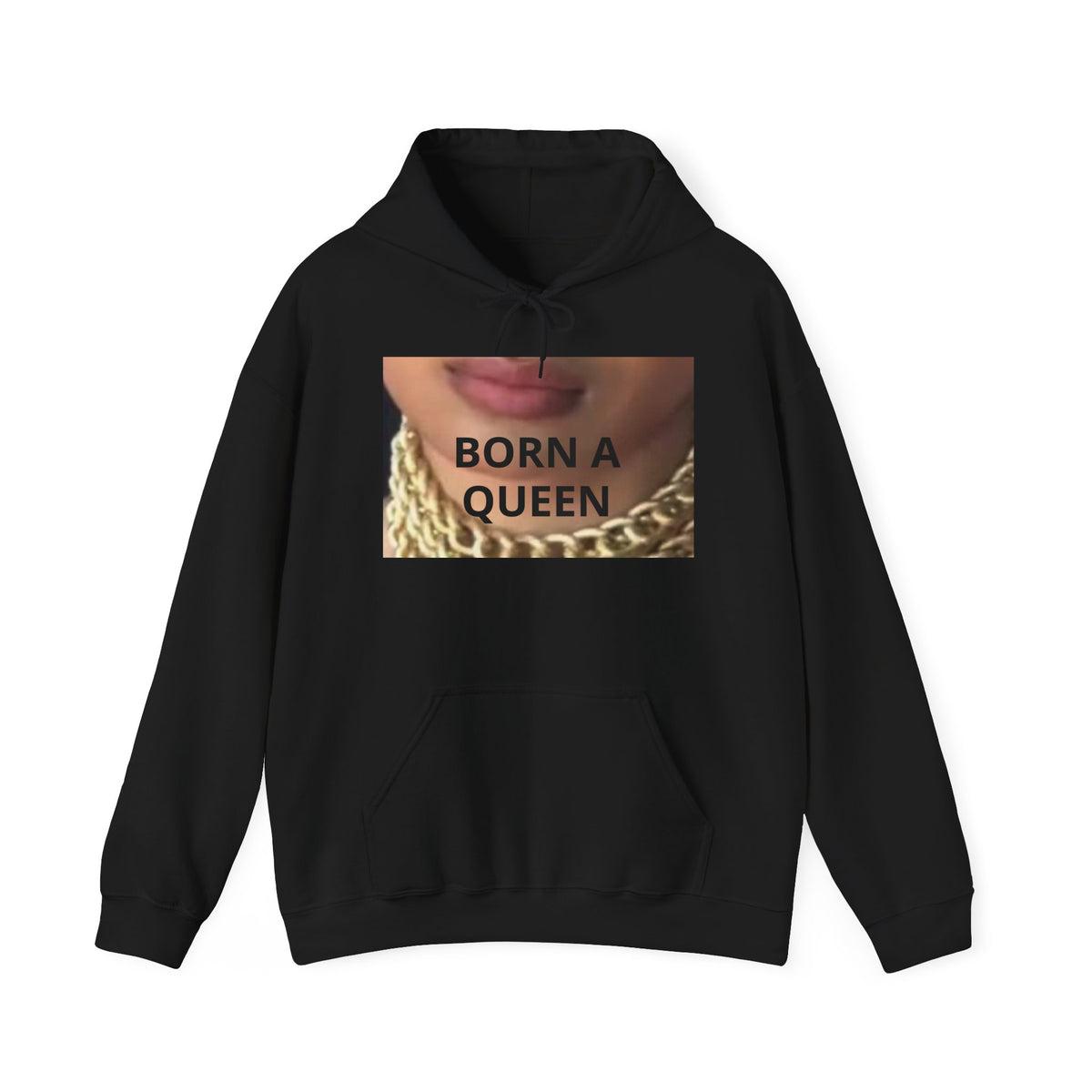Born a Queen Hoodie – Empowering Women's Statement Pullover