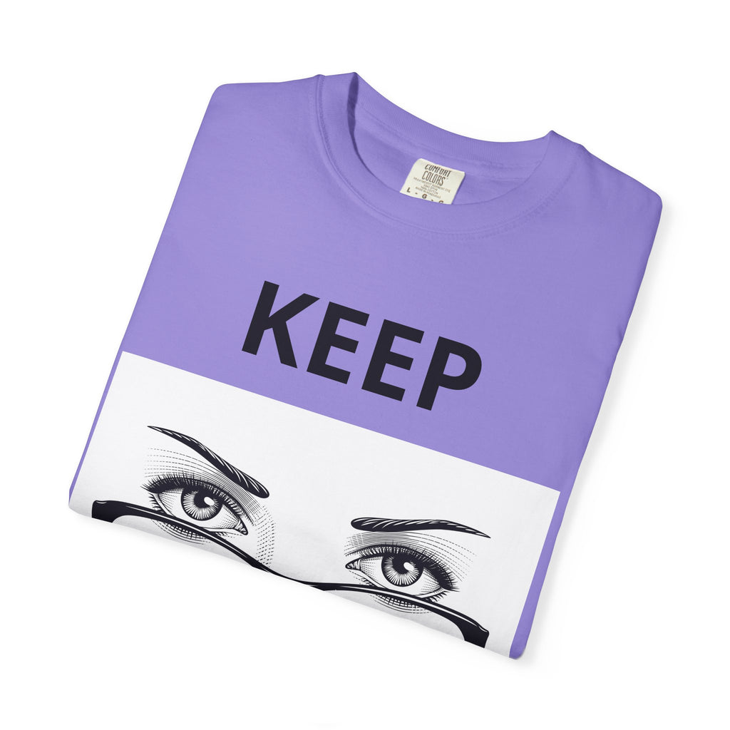 Keep Walking T-Shirt — Bold Eye & Glasses Graphic Tee