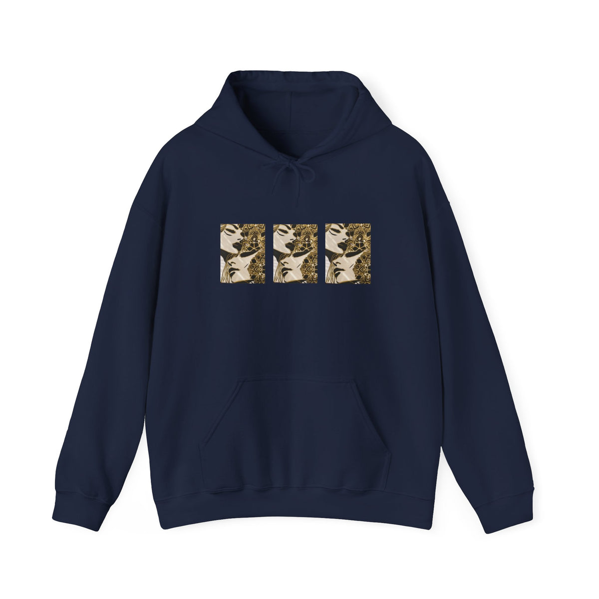 Vintage Floral Cat Trio Hoodie — Cute Retro Cat Art Pullover