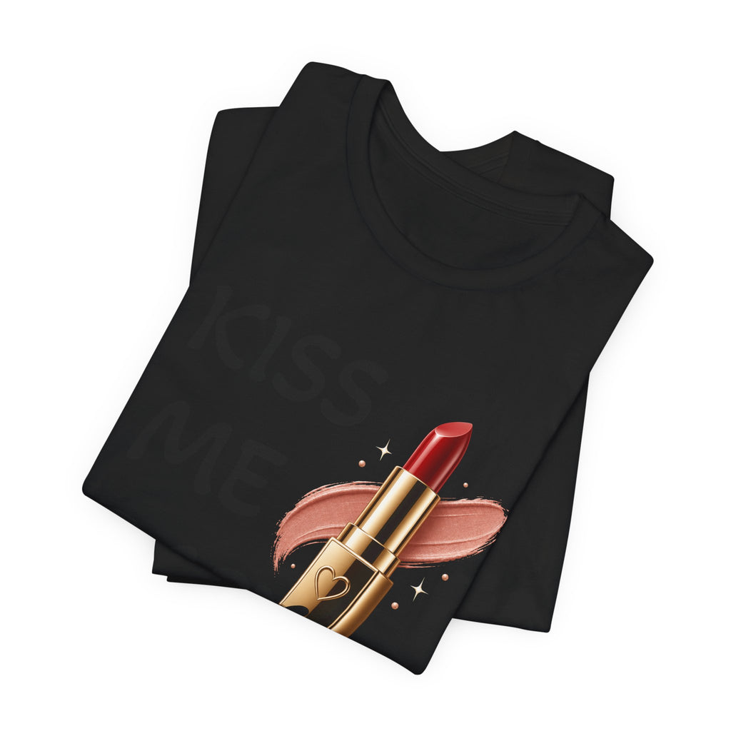 Kiss Me Baby Lipstick Graphic Tee