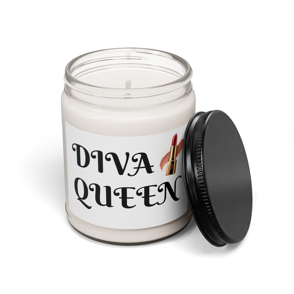 Diva Queen Scented Soy Candle — 9oz Lipstick Luxe Fragrance