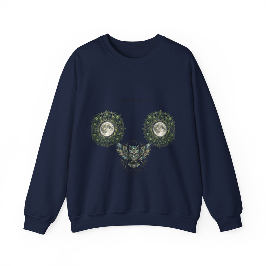 Mystic Owl Medallion Crewneck Sweatshirt