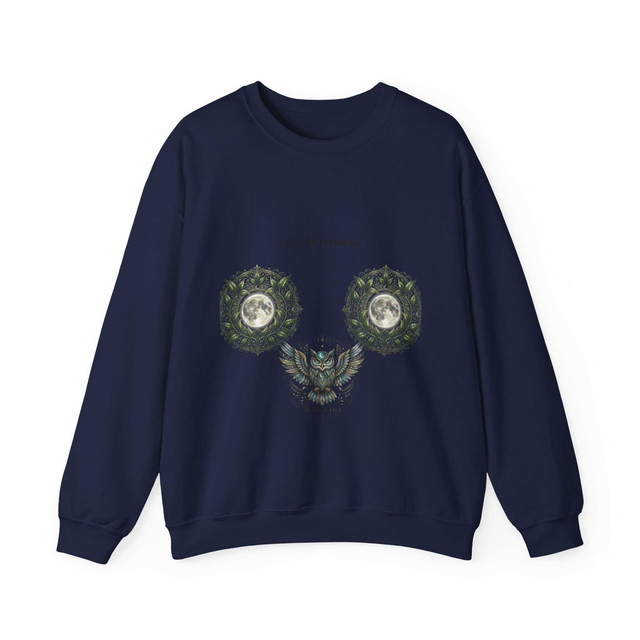 Mystic Owl Medallion Crewneck Sweatshirt