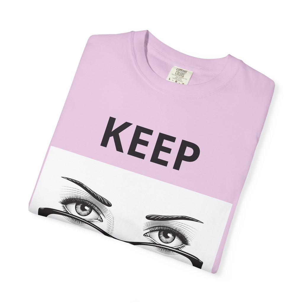 Keep Walking T-Shirt — Bold Eye & Glasses Graphic Tee