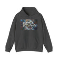 Abstract Wrestlers Hoodie — Artistic Sports Painting Pullover