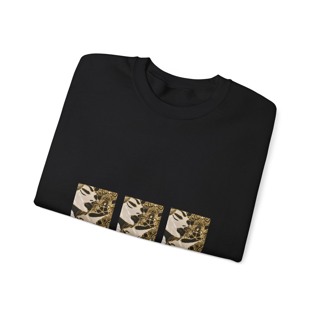 Retro Leopard Triptych Crewneck Sweatshirt