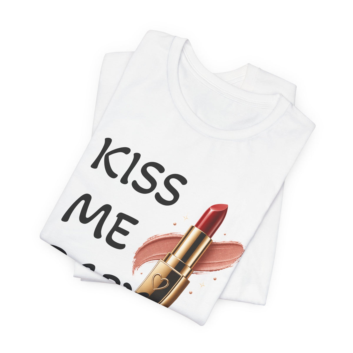 Kiss Me Baby Lipstick Graphic Tee