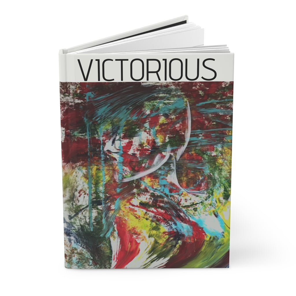 Victorious Abstract Art Hardcover Journal (Lined)