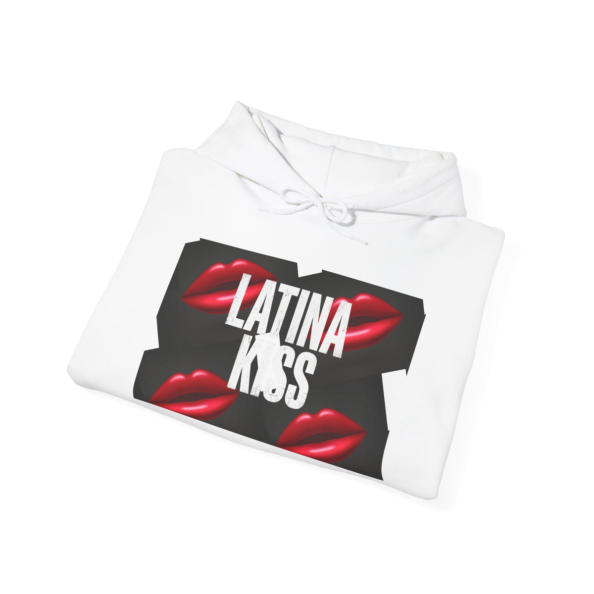 Latina Kiss Hoodie – Graphic Lip Print Pullover