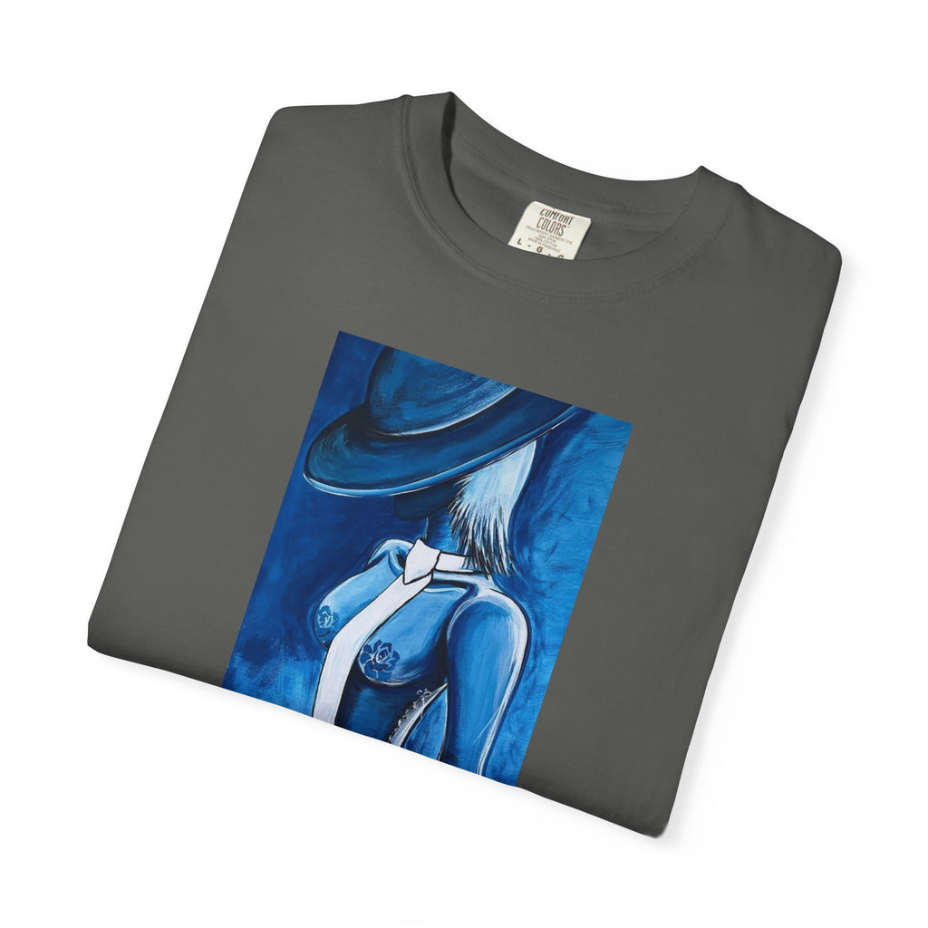 Artistic Blue Muse T-Shirt — LUCARTstudios Graphic Tee