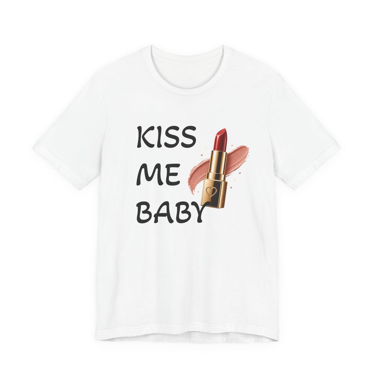 Kiss Me Baby Lipstick Graphic Tee