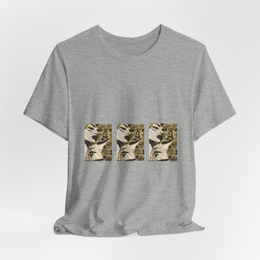 Vintage Botanical Triptych Tee — Retro Floral Graphic T-Shirt