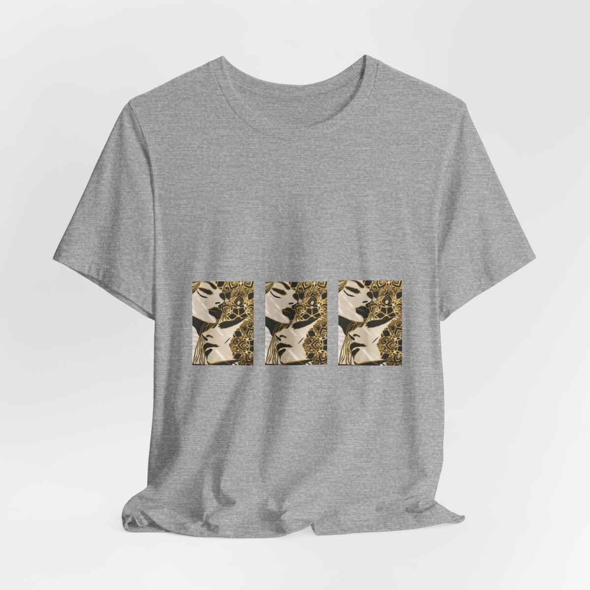 Vintage Botanical Triptych Tee — Retro Floral Graphic T-Shirt