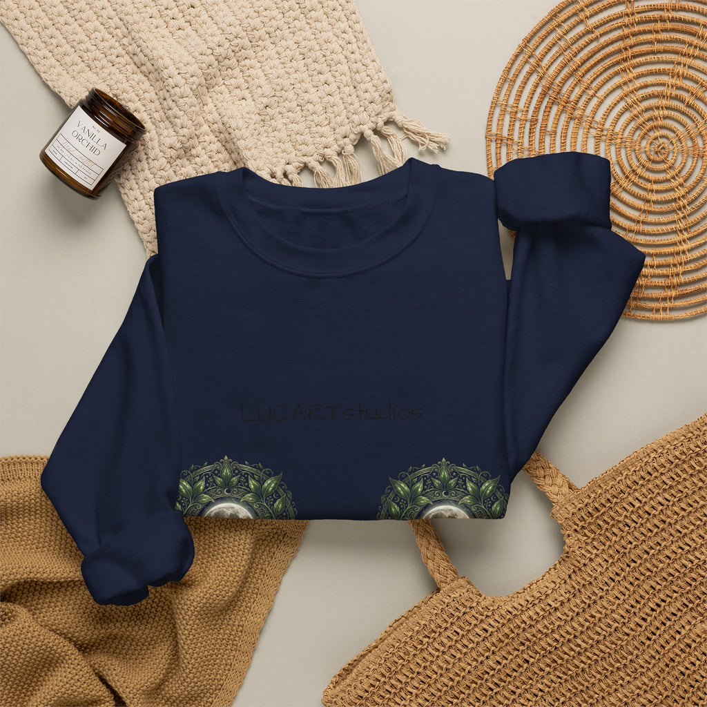 Mystic Owl Moon Crewneck Sweatshirt
