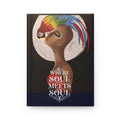 Where Soul Meets Soul Hardcover Journal — Inspirational Lined Notebook