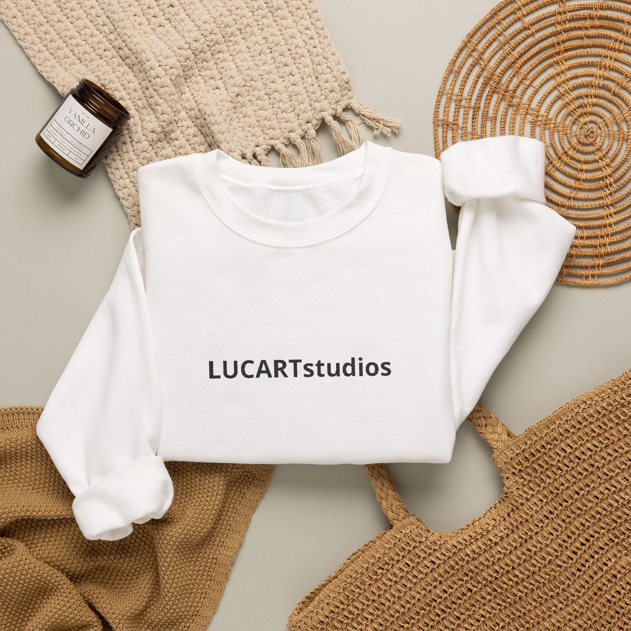 LUCARTstudios Logo Crewneck Sweatshirt