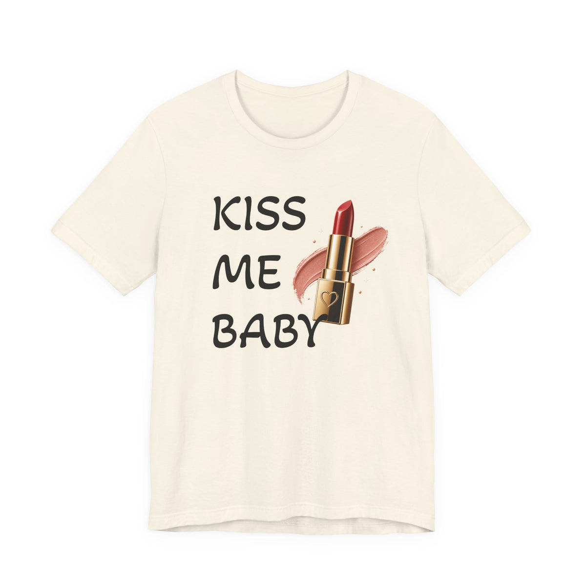 Kiss Me Baby Lipstick Graphic Tee