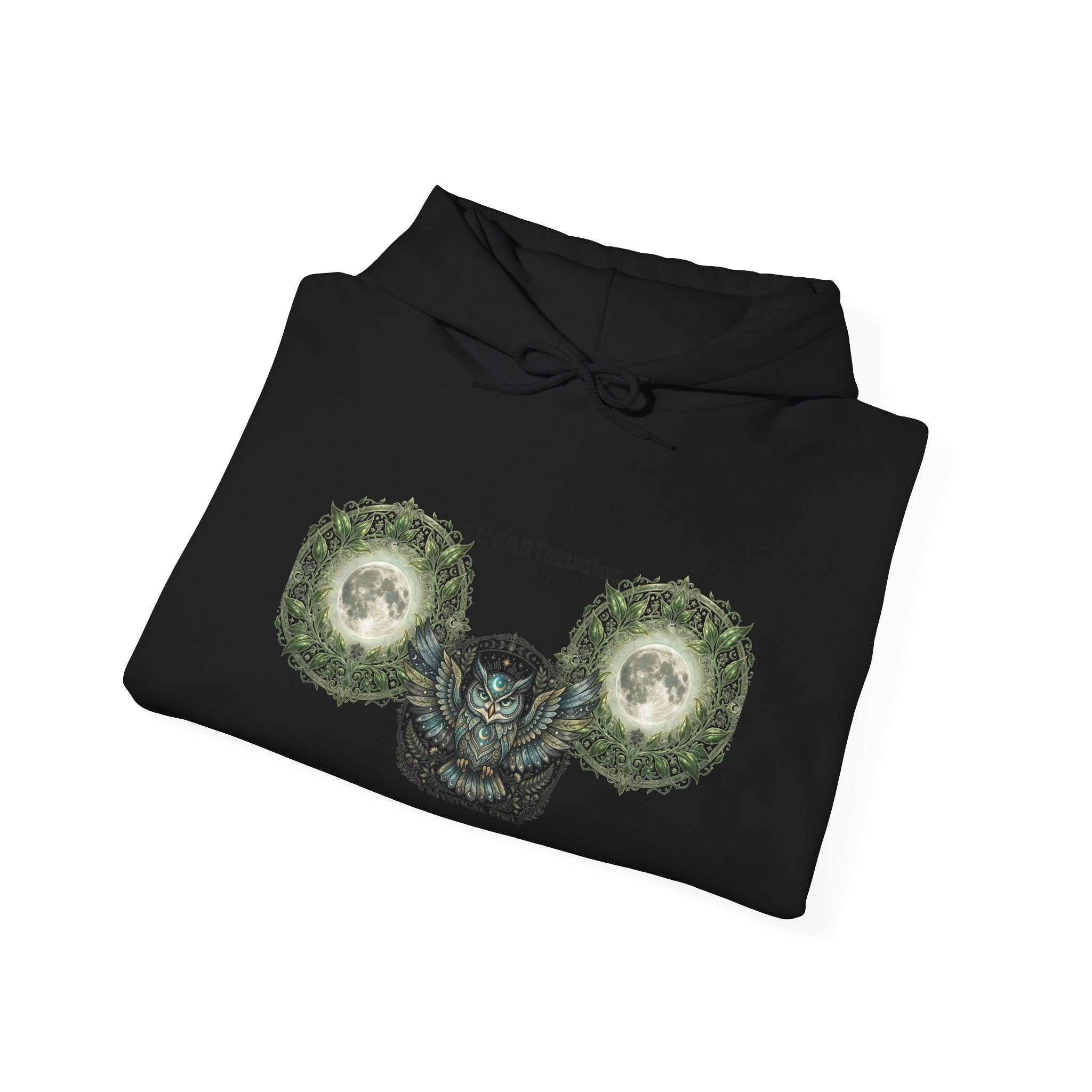 Skull & Wings Hoodie – Botanical Dollar Skull Graphic Sweatshirt