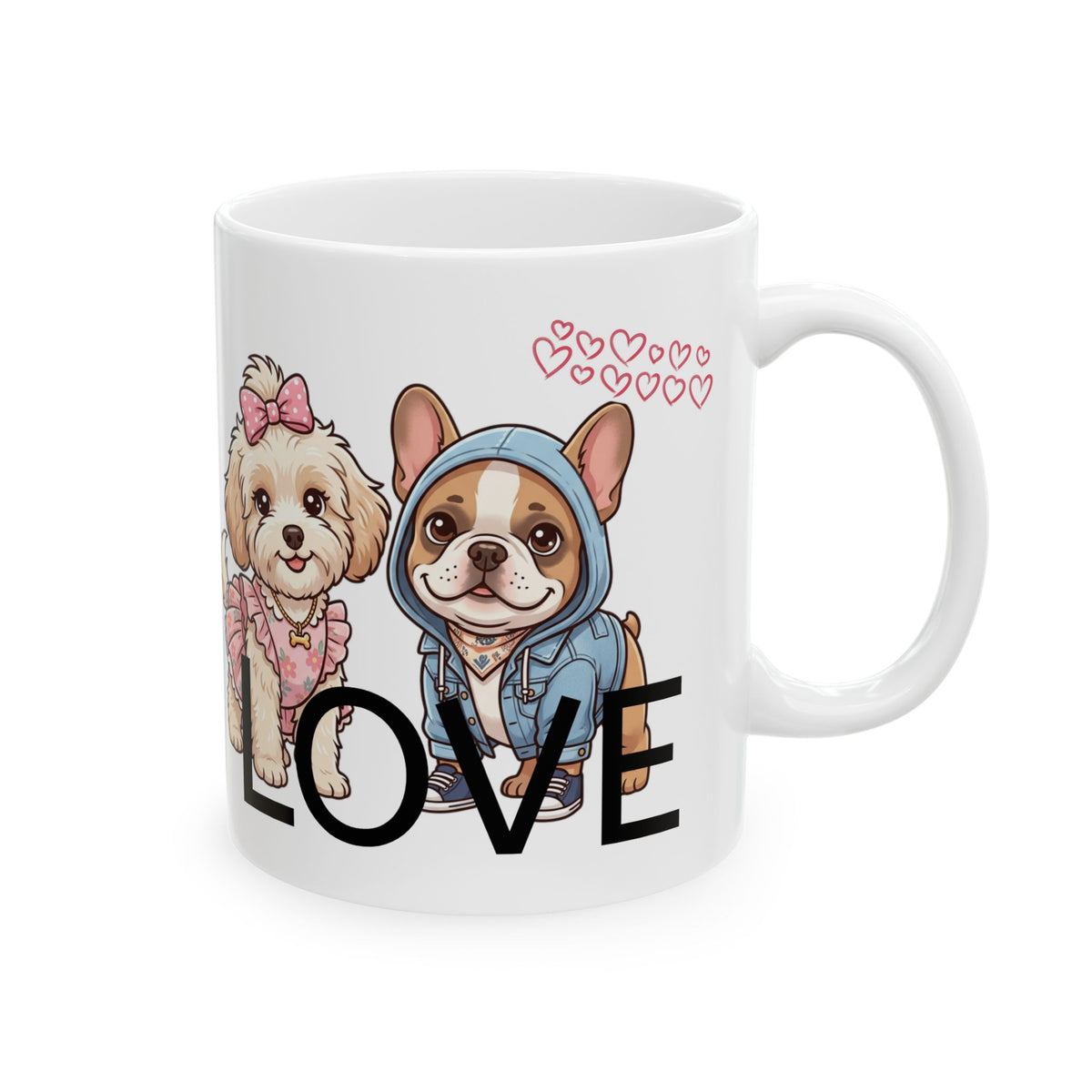 Poodle Love Ceramic Mug