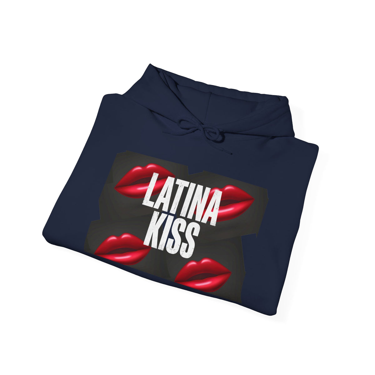 Latina Kiss Hoodie – Graphic Lip Print Pullover