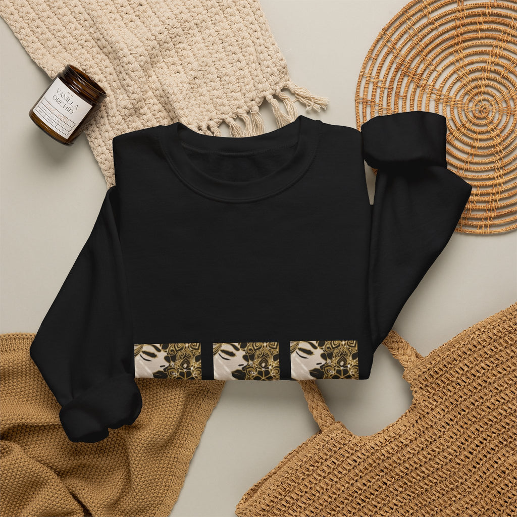 Retro Leopard Triptych Crewneck Sweatshirt