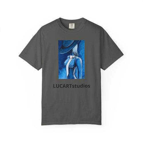 Artistic Blue Muse T-Shirt — LUCARTstudios Graphic Tee
