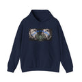 Demon Grunge Hoodie — Neon Script Chest Artwork
