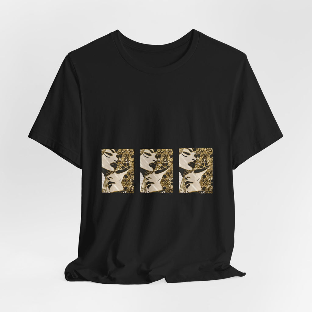 Vintage Botanical Triptych Tee — Retro Floral Graphic T-Shirt