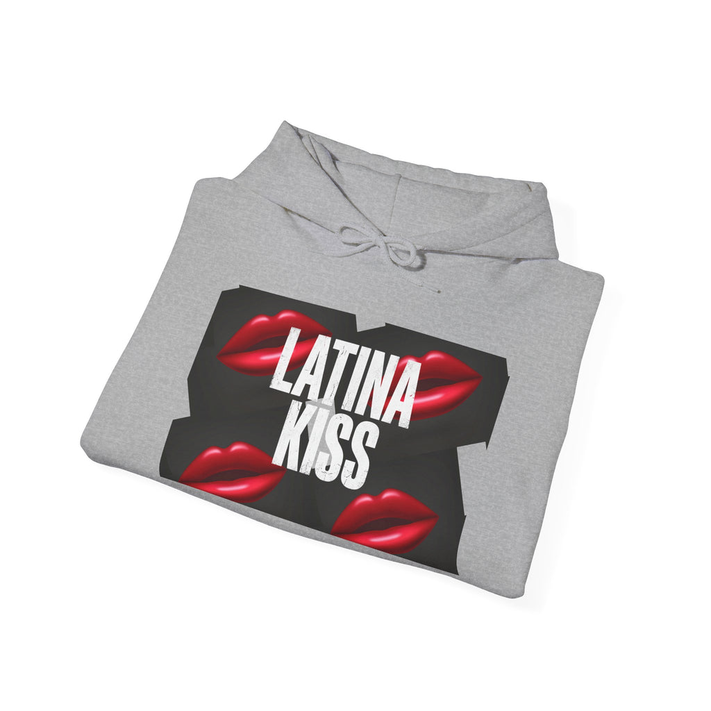 Latina Kiss Hoodie – Graphic Lip Print Pullover