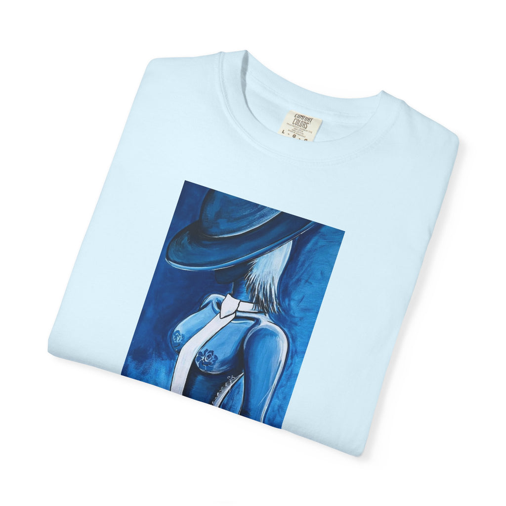 Artistic Blue Muse T-Shirt — LUCARTstudios Graphic Tee