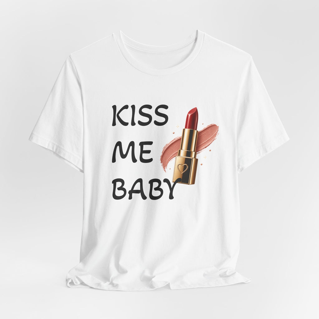 Kiss Me Baby Lipstick Graphic Tee