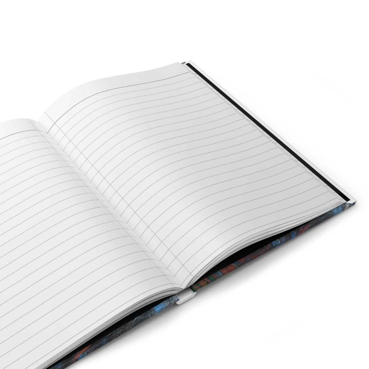 Abstract Contemplation Hardcover Journal — Lined Artistic Notebook
