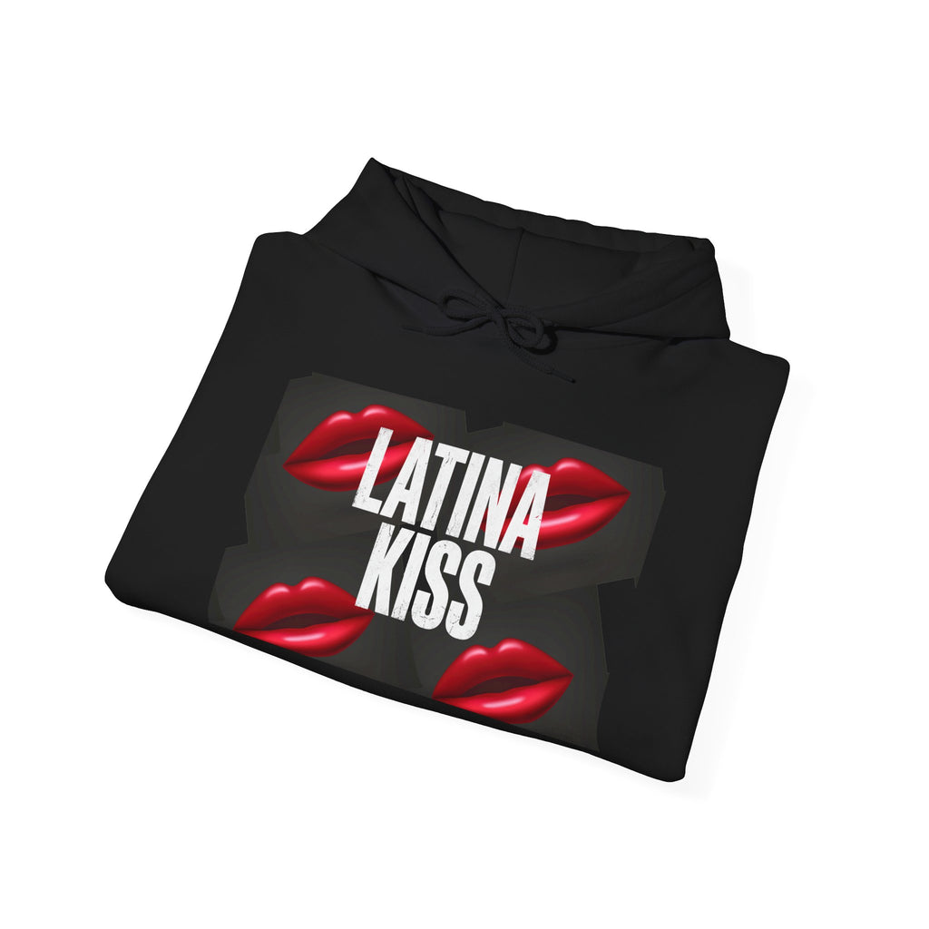 Latina Kiss Hoodie – Graphic Lip Print Pullover
