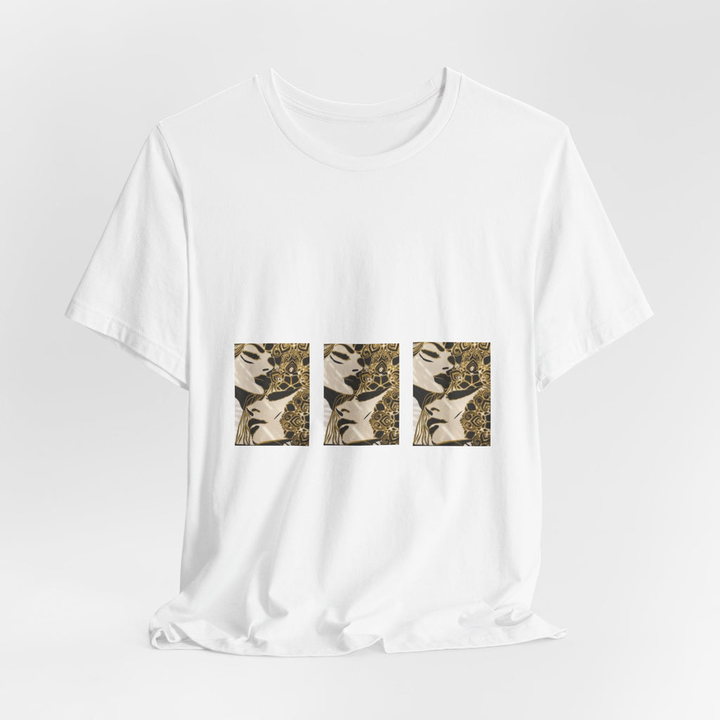 Vintage Botanical Triptych Tee — Retro Floral Graphic T-Shirt